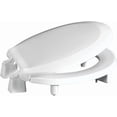 thumbnail image 2 of inch Raised Toilet Seat for Seniors  Elongated  Closed Front with Cover  Plastic, 2 of 6