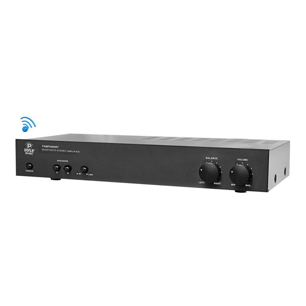 Pyle Home PAMP2000BT 240W Bluetooth Wireless Stereo Amplifier Receiver (2 Pack) - image 3 of 5