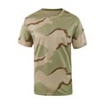 thumbnail image 5 of INSPIRE CHIC Men's T-Shirts Snake Print Regular Fit Breathable Short Sleeve Tee 38 Khaki Camouflage, 5 of 6