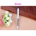 thumbnail image 4 of SENRISE 3 in 1 Metal Ballpoint Pen Stylus Black Ink LED Light For Touch Screen Device Use Silver, 4 of 6