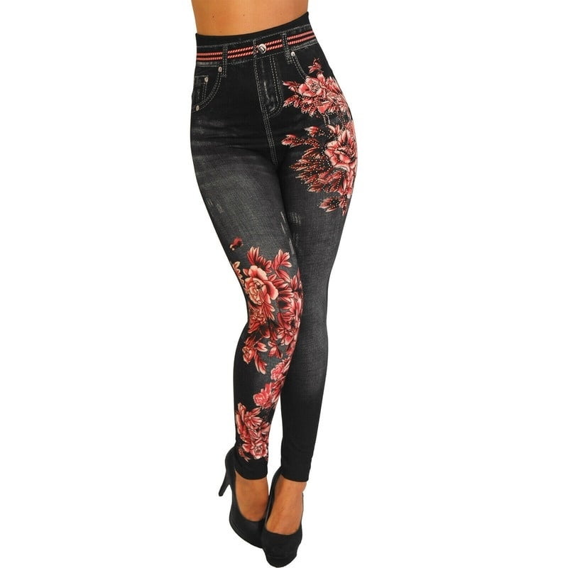 women in jeggings