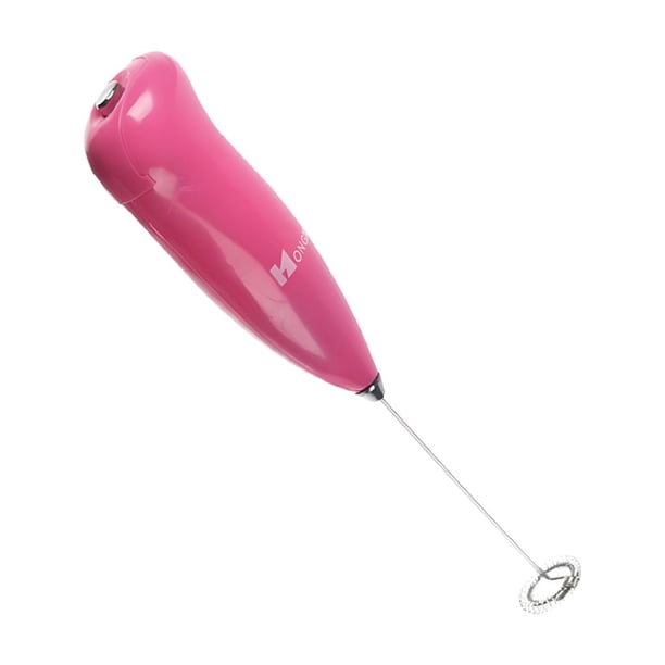 Batidor eléctrico Injueey rosa para cocinar Batidor de huevos zumo bebidas calientes