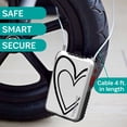 thumbnail image 2 of BuggyGuard Stroller Lock, Heart, 2 of 7