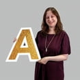 thumbnail image 4 of Alphabet Yard Letter Sign Set – Includes Letters, Numbers, and Special Characters – 84pcs Total – Includes Multiples of Common Characters – Weather-Resistant Corrugated Plastic (Faux Glitter Gold), 4 of 7