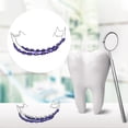 thumbnail image 4 of Soporte Metal Dental Dientes Temporal para () Púrpura, 4 of 9