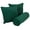 Forest Green, variant on Corded Twill Throw Pillow Set, Grape 3 Count