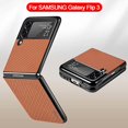 thumbnail image 5 of CoverON For Samsung Galaxy Z Flip3 5G Phone Case, Slim fit Lightweight Hard Cover, Brown, 5 of 9