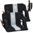 thumbnail image 2 of Kojooin Ensemble de 2 Chaises de Stade Portatives Inclinables, Dossier Rembourré et Accoudoirs Réglables pour Gradins, 2 of 7