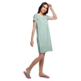 thumbnail image 4 of Moomaya Chemise de Nuit d'Allaitement à Boutons pour Femmes Imprimée, 4 of 5