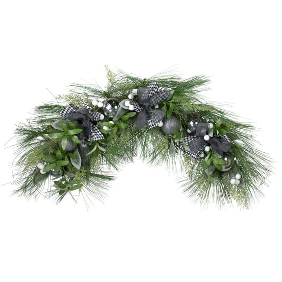 Northlight Real Touchâ„¢ Winter Foliage and Berries Artificial Christmas Swag - 36" - Unlit