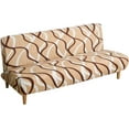 thumbnail image 1 of Armless Sofa Cover 3 Seater/2 Seater Stretch Sofa Throw for Sofa Bed S, 1 of 5