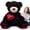 6 Ft Black, variant on MaoGoLan 5ft Giant Teddy Bear Stuffed Animal Stuffed Teddy Bear With A Big Heart Bear Plush Toy
