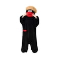 thumbnail image 2 of Fuzzy Fangs Pajamas Monster Onesie Adult Plush Hooded Onesies Funny Cozy Pajamas for Couples and Adults Black M, 2 of 4