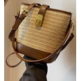 thumbnail image 3 of CAILDANL Straw Beach Bags For Women Rattan Purse Summer Straw Cross-body Bag Raffia Handbag Purses Shoulder Bag Small Bucket Bag 2025, 3 of 4