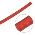 thumbnail image 3 of Uxcell 16.4Ft-3mm High TEMP Silicone Fiberglass Sleeve Insulation Cable Protectors Red, 3 of 5