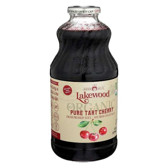 Lakewood Organic 100% Pure Tart Cherry Juice, 32 Fl Oz