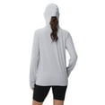 thumbnail image 2 of TRYSIL Women's Hoodie Jacket Athletic Lightweight Full Zip up Hiking Outdoor Sweatshirts,Size(XS-5XL), 2 of 7