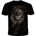 thumbnail image 2 of "Xishao Playeras Hombre Camiseta Personalizada con Estampado De León para Hombre, Camiseta De Manga Corta con Estampado 3D, Camiseta Informal De Verano con Cuello Redondo De Hip-Hop para Hombre" Xishao ropa, 2 of 2