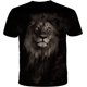 thumbnail image 2 of Xishao Playeras Hombre Camiseta Personalizada con Estampado De León para Hombre, Camiseta De Manga Corta con Estampado 3D, Camiseta Informal De Verano con Cuello Redondo De Hip-Hop para Hombre Xishao ropa, 2 of 2