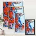 thumbnail image 5 of Bright Bird Bullfinch Sitting On A Branch of Berries III 30 in x 40 in Framed Painting Canvas Art Print, by Designart, 5 of 5