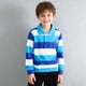 thumbnail image 4 of Blusa y camisa de manga larga con cuello vuelto para niños, blusa deportiva recreativa con estampado de rayas de verano para niños, blusa de manga larga con cuello vuelto para niños, parte superior de, 4 of 6