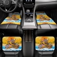 thumbnail image 6 of Uemuo Car Floor Mats - Animals on Noah's Ark1 Pattern Carpet Floor Mats for Cars, Auto Accessories Front & Rear Car Floor Foot Mat Sets of 4 Pieces, 6 of 6