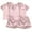 Pink, variant on UFOUND Sleepwear 2PCS Women Pajamas Set Plus Size Casual Lace Spaghetti Straps Shorts Home Wear Loungewear Soft Nightwear Pjs