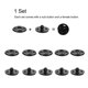 thumbnail image 2 of EeaseMX 1000 botones transparentes invisibles de plástico para camisetas, ropa, costura, scrapbooking y manualidades (negro, 10 mm), 2 of 7