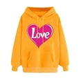 thumbnail image 2 of Valentines Day Hoodies for Women, Long Sleeve Hoodie Women, Women's Valentine's Day Printed Winter Hoodie Pullover Tops Long Sleeved Comfortable Sweatshirt, 2 of 5