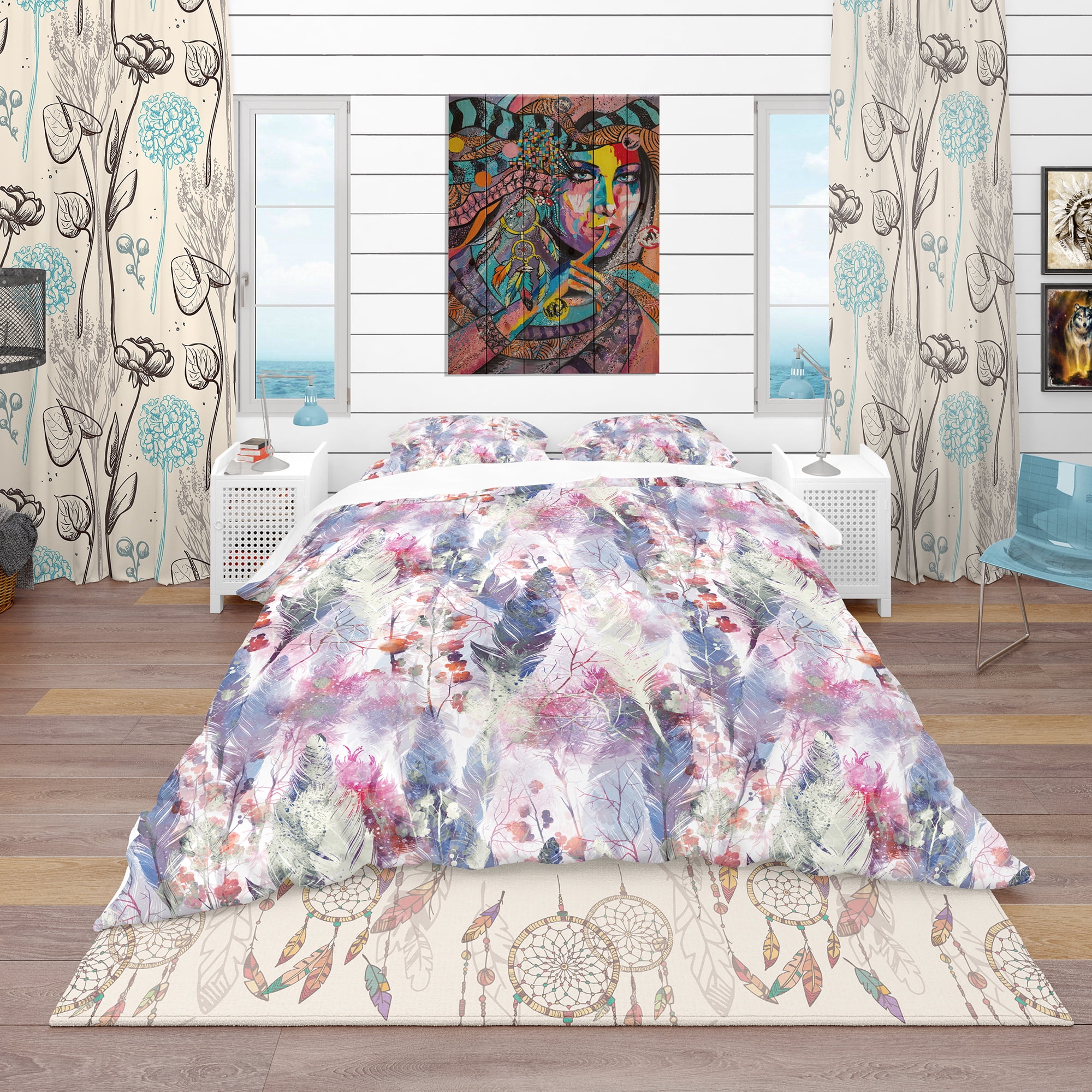 Designart 'Boho Style Magic' Bohemian & Eclectic Duvet Cover Set