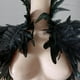 thumbnail image 3 of Bufanda victoriana de bufanda de Halloween, cuello gótico, para mujer, capa con s descubierto capa Negro Macarena Capa chal mujer, 3 of 7