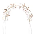 thumbnail image 2 of Enredaderas para el cabello para novia, perlas de cristal, accesorios para el cabello de boda, tocado para fiesta de noche para dama de honor y niñas de flores (dorado), 2 of 5