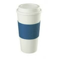 thumbnail image 1 of Copco Acadia Tasse de Voyage Isolée à Double Paroi de 16 oz avec Manche Antidérapante, Bleu, 1 of 6