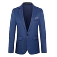 thumbnail image 1 of Traje de talla grande para hombre, estilo coreano, informal, ajustado, de una sola fila, con un botón, para jóvenes, chaqueta de primavera y otoño, traje pequeño, 1 of 6