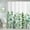 Green Eucalyptus Leaf, variant on 12 Hook Shower Curtain with Snap Green Leaf Shower Curtain with See Through Top Window Hookless Waterproof Fabric Bathroom Curtain Washable Weighted 72 W X 72 L Inch