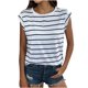thumbnail image 2 of Fiudx Ofertas Flash Del Día Blusa de Manga Corta Estampada a La Moda para Mujer, Blusas Informales con Cuello Redondo, 2 of 5