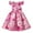 Hot Pink, variant on Coerni Kids Girls Floral Printed Pageant Dresses Toddler Party Dress Easter Christmas Wedding Pageant Party Formal Dress