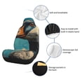 thumbnail image 4 of Uemuo Blue Watercolor Duck Pattern Car Seat Covers for Front Seats Waterproof Seat Covers for Cars, Universal Auto Front Seats Protector Fits for Car-1, 4 of 6