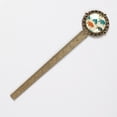 thumbnail image 2 of Sea turtles Book Accessories: Lace Bookmark in Antique Bronze - a Gift for Readers and Book Lovers, 2 of 5