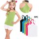 thumbnail image 2 of Odeerbi Camisetas de Las Niñas de 5 Paquetes Camisetas de Algodón Y Espalda Camisetas Bajas Sin Mangas Básicas Suaves, 1-13 Años, 2 of 9