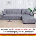 thumbnail image 3 of Fundas de sofá elásticas geométricas para sala de estar en forma de L, se necesitan comprar 2 piezas, cubiertas deslizantes de esquina, Chaise longue, Protector de silla, 3 of 5