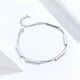 thumbnail image 4 of Brazalete decorativo Jumpingount de plata de doble capa galvanizado a la moda para mujer AP018643-00, 4 of 6