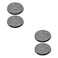 thumbnail image 4 of yingyy Pack of 2 PVC Plastic Automobile Cup Holder Mat Portable Waterproof Washable Anti-slip Rhinestone Pad Accessories White 2Set, 4 of 6