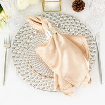 Efavormart 6 Pack | 13" Silver Peacock Pattern Plastic Serving Plates, Round Disposable Charger Plates