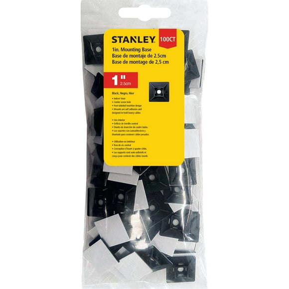Base de montage de cravate de câble Stanley 50ct