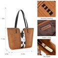 thumbnail image 3 of Bolso de mano Montana West Cow Print para mujer MWC-118COW-BR, 3 of 6