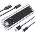 thumbnail image 1 of Carcasa SSD ORICO M.2 NVMe USB 3.2 Gen 2 (10 Gbps) negra, 1 of 7