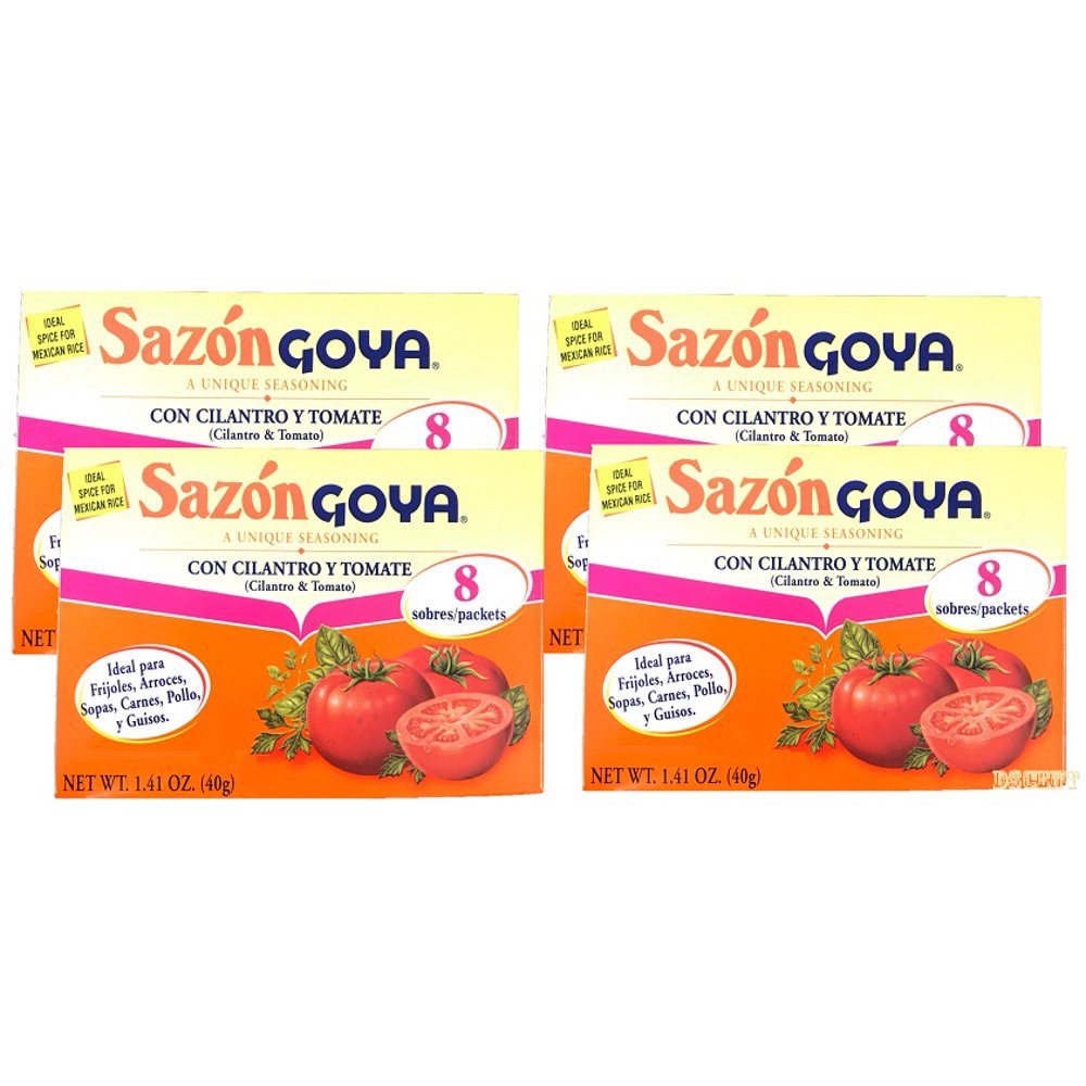 Goya Sazon Con Cilantro Y TomatoSeasoning with Cilantro & Tomato 1