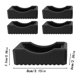 thumbnail image 3 of Leveling Foot Mat for Outdoor BBQ Stove | Anti Slip Waterproof Wheel Holder Clamps | Height Adjustable Stability | ABS Material | Fits Grill Rollers | 4 Pack, 3 of 8