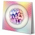 thumbnail image 2 of 5D Multi-Dimensional Wall Art - Custom Made Good Vibes Wall Art Print on Strong Polycarbonate Panel with Vibrant Colors - Immersive, Interactive, Lenticular Artwork by Matashi (12x12 Inches), 2 of 5